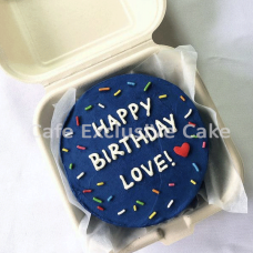 Торт бенто Happy birthday love