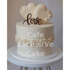Торт для закоханих на ювілей